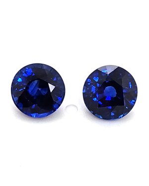 8.47X8.55MM ROUND  SRI LANKA SAPPHIRE 6.90CT