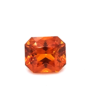 9.1X8MM RADIANT ORANGE SRI LANKA SAPPHIRE 4.15CT