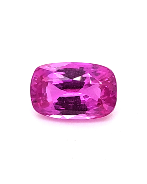 11.84X7.74MM ANTIQUE CUSHION PINK MADAGASCAR SAPPHIRE 5.01CT