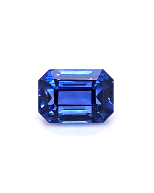 8.91X6.3MM EMERALD CUT  SRI LANKA SAPPHIRE 3.25CT