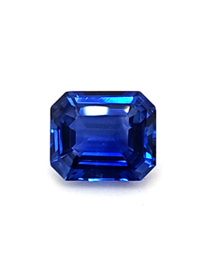 10.05X8.47MM EMERALD CUT  SRI LANKA SAPPHIRE 4.07CT