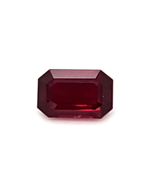 9.32X6.05MM EMERALD CUT  MOZAMBIQUE RUBY 2.41CT