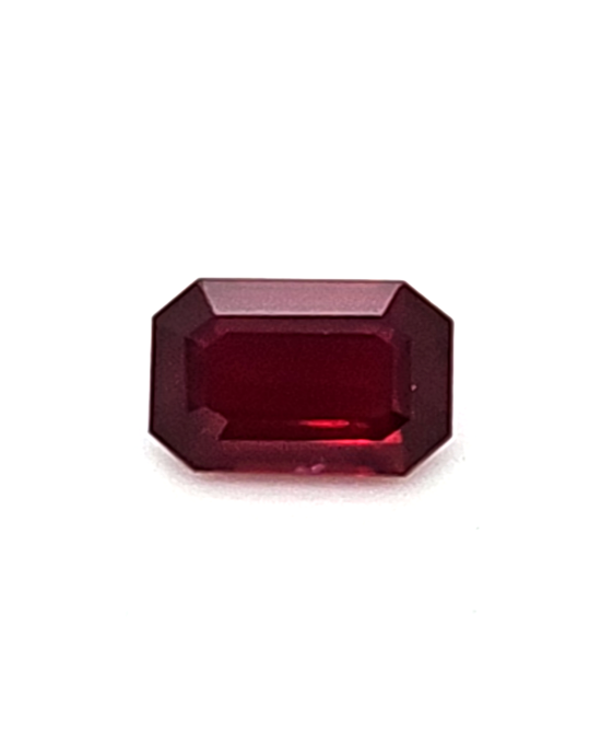 9.32X6.05MM EMERALD CUT  MOZAMBIQUE RUBY 2.41CT