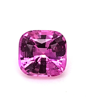 9.27X8.88MM ANTIQUE CUSHION PINK MADAGASCAR SAPPHIRE 4.11CT