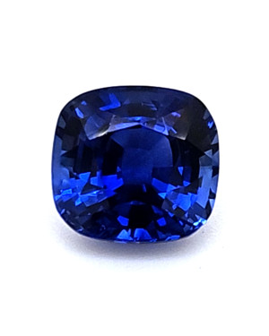 10.84X10.22MM ANTIQUE CUSHION  SRI LANKA SAPPHIRE 6.57CT