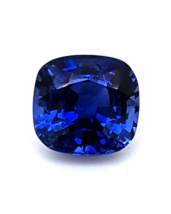 10.84X10.22MM ANTIQUE CUSHION  SRI LANKA SAPPHIRE 6.57CT