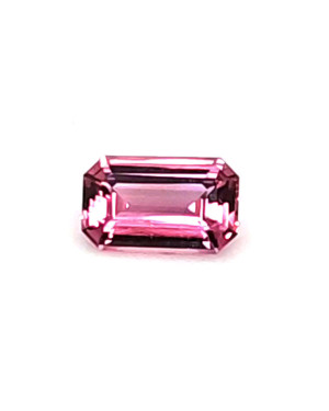 7.56X4.73MM EMERALD CUT PADPARADSHCA MADAGASCAR SAPPHIRE 1.04CT