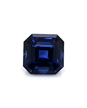7.85X7.84MM EMERALD CUT  SRI LANKA SAPPHIRE 3.41CT