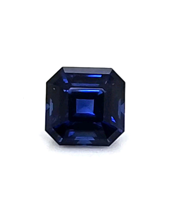 7.85X7.84MM EMERALD CUT  SRI LANKA SAPPHIRE 3.41CT