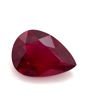 13.36X9.55MM PEAR  MOZAMBIQUE RUBY 5.16CT