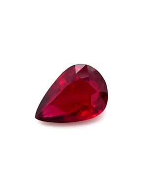 9.4X6.8MM PEAR  MOZAMBIQUE RUBY 2.00CT