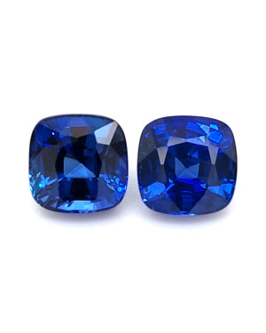 7.62X7.6MM ANTIQUE CUSHION  SRI LANKA SAPPHIRE 5.74CT
