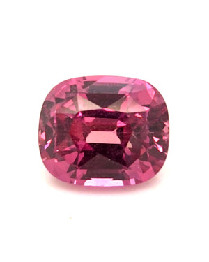 8.76X7.31MM ANTIQUE CUSHION PADPARADSHCA MADAGASCAR SAPPHIRE 3.65CT