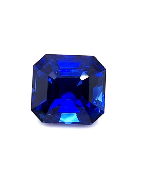 9.28X8.7MM EMERALD CUT  MADAGASCAR SAPPHIRE 5.04CT
