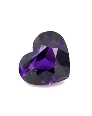 10.2X8.7MM HEART PURPLE MADAGASCAR SAPPHIRE 4.55CT