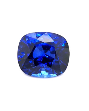 9.64X8.44MM ANTIQUE CUSHION  SRI LANKA SAPPHIRE 4.53CT