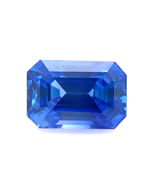 11X7.54MM EMERALD CUT  SRI LANKA SAPPHIRE 5.80CT