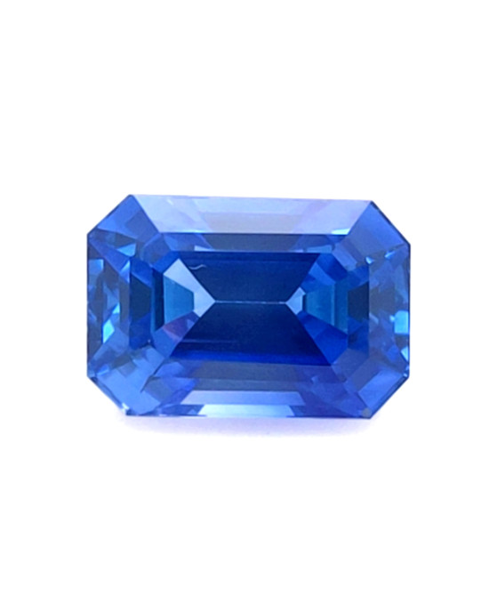 11X7.54MM EMERALD CUT  SRI LANKA SAPPHIRE 5.80CT