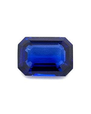 11.07X7.86MM EMERALD CUT  SRI LANKA SAPPHIRE 5.17CT