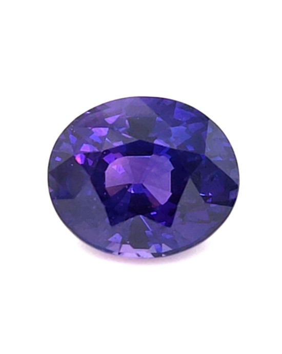 9.6X8.1MM OVAL PURPLE MADAGASCAR SAPPHIRE 3.64CT