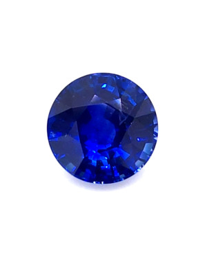 8.5X8.5MM ROUND  SRI LANKA SAPPHIRE 2.98CT