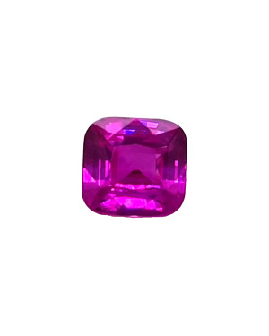 7.1X6.7MM ANTIQUE CUSHION PINK MADAGASCAR SAPPHIRE 2.12CT
