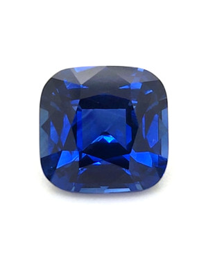 9.4X9.3MM ANTIQUE CUSHION  SRI LANKA SAPPHIRE 4.71CT