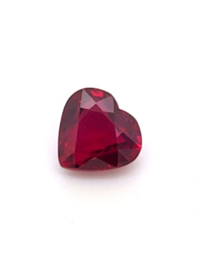 7.38X7.71MM HEART  MOZAMBIQUE RUBY 2.16CT