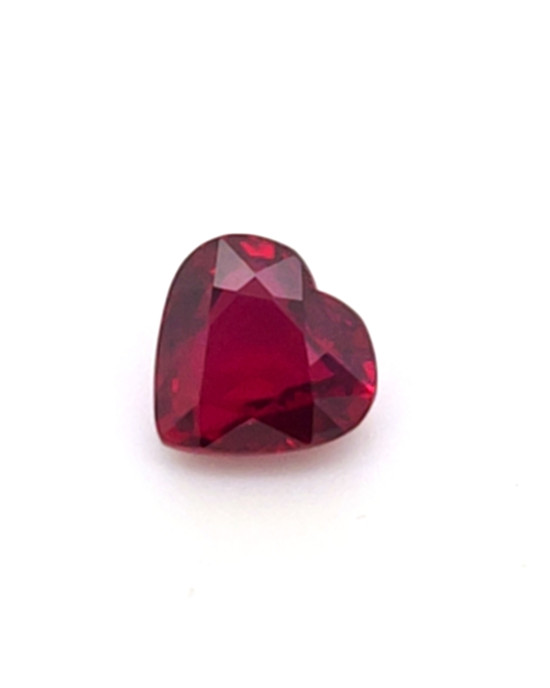 7.38X7.71MM HEART  MOZAMBIQUE RUBY 2.16CT