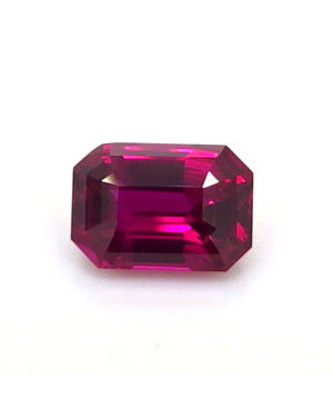 8.3X5.8MM EMERALD CUT  MADAGASCAR RUBY 2.04CT