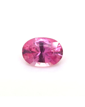 7.6X5.4MM OVAL PADPARADSHCA MADAGASCAR SAPPHIRE 1.11CT