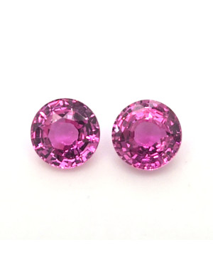 7.31X7.34MM ROUND PADPARADSHCA MADAGASCAR SAPPHIRE 4.05CT
