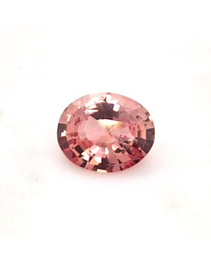 7.5X6.2MM OVAL PADPARADSHCA MADAGASCAR SAPPHIRE 1.20CT