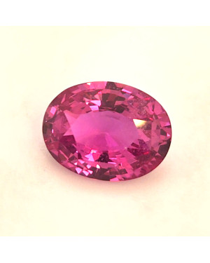 12.41X9.47MM OVAL PADPARADSHCA MADAGASCAR SAPPHIRE 5.19CT