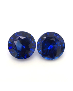 8.5X8.55MM ROUND  SRI LANKA SAPPHIRE 6.23CT