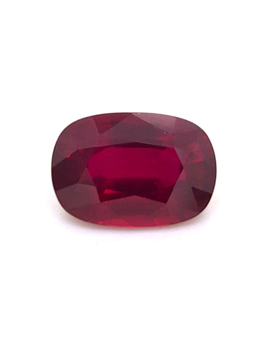 10.15X7.06MM ANTIQUE CUSHION  MOZAMBIQUE RUBY 3.01CT