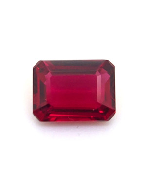 8.17X6.18MM EMERALD CUT  MOZAMBIQUE RUBY 2.00CT