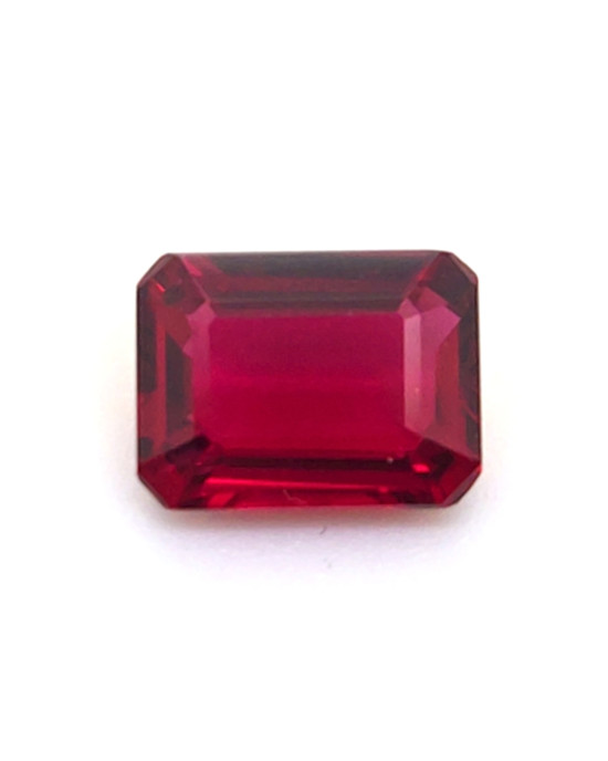 8.17X6.18MM EMERALD CUT  MOZAMBIQUE RUBY 2.00CT