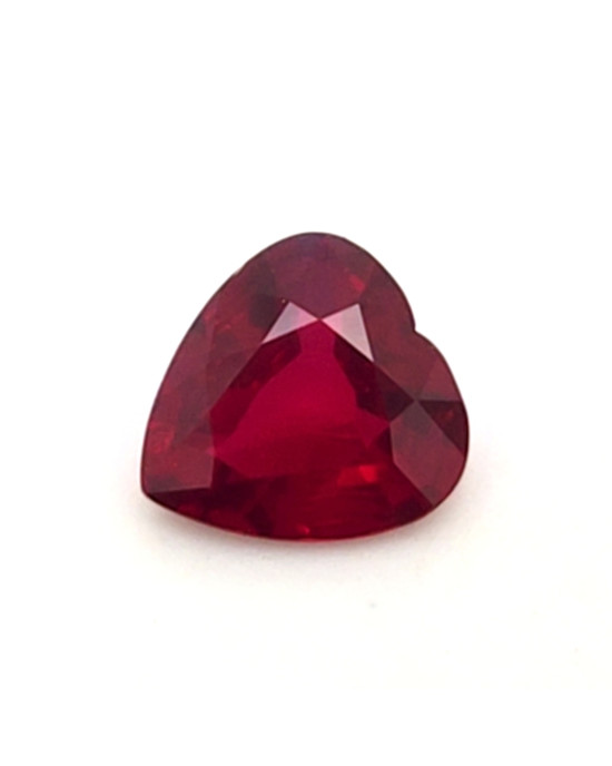 8.73X8.33MM HEART  MOZAMBIQUE RUBY 2.01CT