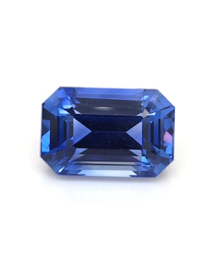 11.45X7.57MM EMERALD CUT  SRI LANKA SAPPHIRE 5.58CT