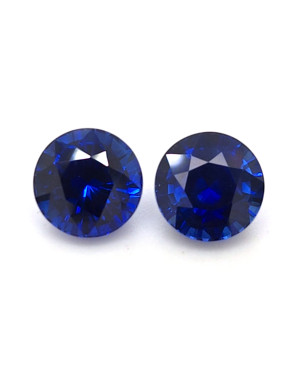 7.8X7.8MM ROUND  SRI LANKA SAPPHIRE 5.23CT