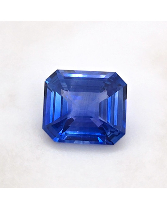 9.16X8.07MM EMERALD CUT  SRI LANKA SAPPHIRE 3.07CT
