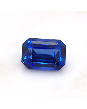 9.64X6.78MM EMERALD CUT  SRI LANKA SAPPHIRE 3.54CT