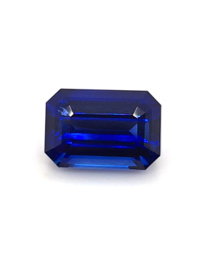 10.82X7.41MM EMERALD CUT  SRI LANKA SAPPHIRE 5.01CT