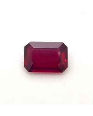 8.86X6.26MM EMERALD CUT  MOZAMBIQUE RUBY 2.07CT