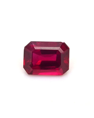 8.21X6.05MM EMERALD CUT  MOZAMBIQUE RUBY 1.99CT