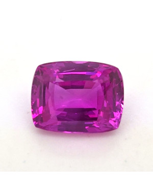 9.86X7.65MM ANTIQUE CUSHION PINK SRI LANKA SAPPHIRE 4.01CT
