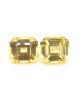 9.16X8.26MM EMERALD CUT YELLOW SRI LANKA SAPPHIRE 8.13CT
