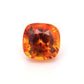 7.1X7.2MM ANTIQUE CUSHION ORANGE SRI LANKA SAPPHIRE 2.52CT
