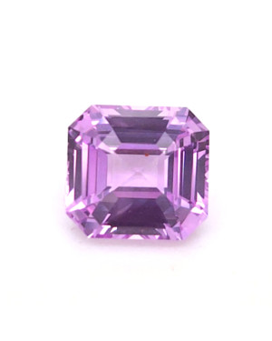 9.2X8.6MM EMERALD CUT PINK MADAGASCAR SAPPHIRE 4.54CT